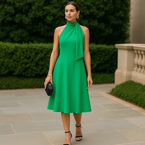 Black Halo Dresses & Skirts - Black Halo Audrey Dress in Green Size 12